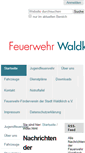 Mobile Screenshot of feuerwehr-waldkirch.de